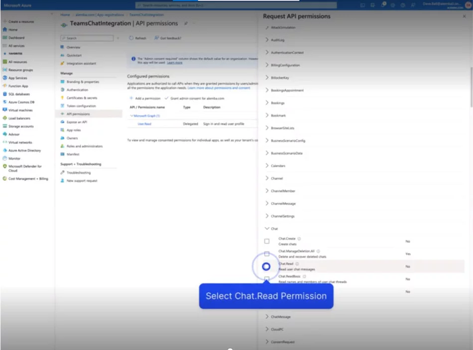 Typical Permissions screenshot
