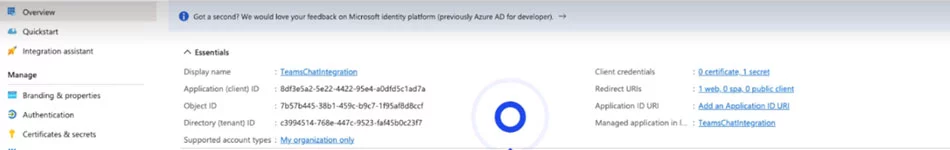 Copy Client ID screenshot