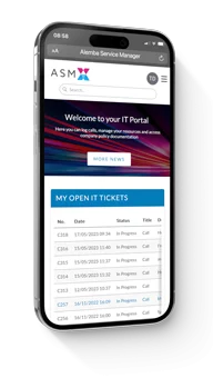 Alemba Service Manager App Interface