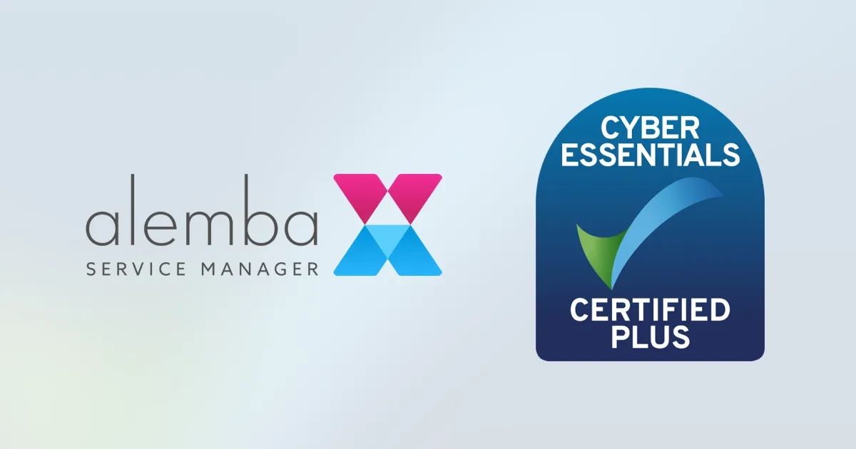Alemba Achieves Cyber Essentials Plus Security Certification