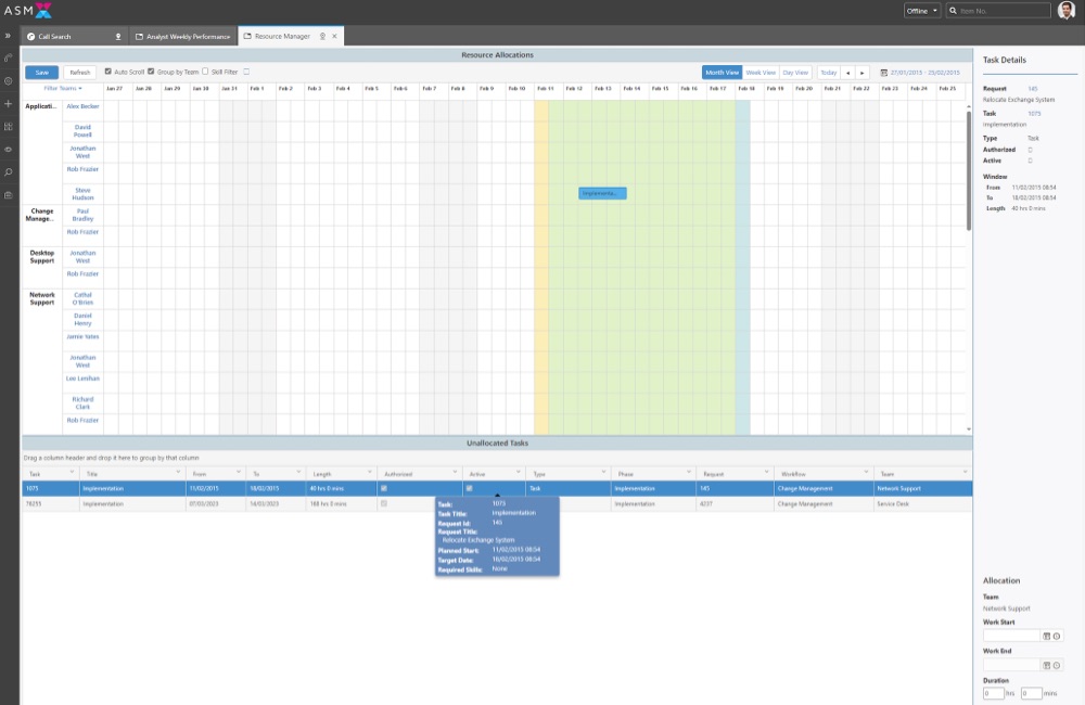 ASM Resource Management