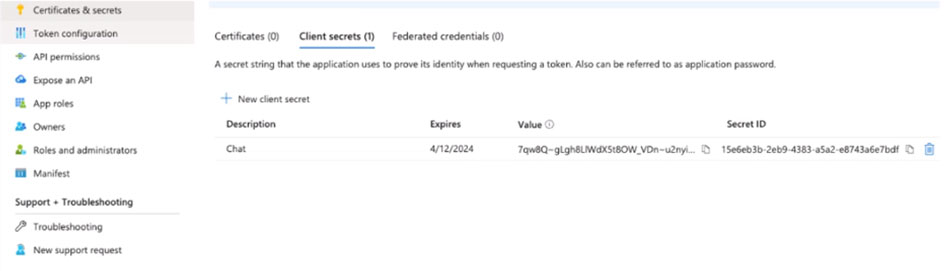 Copy Secret ID screenshot