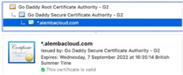 SSL certificate