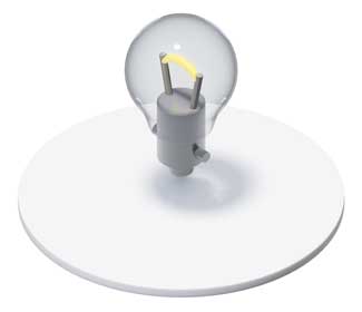 Graphic showing a lightbulb