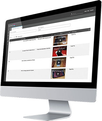 Knowledge assets displayed in Alemba Service Manager via Knowledge Search